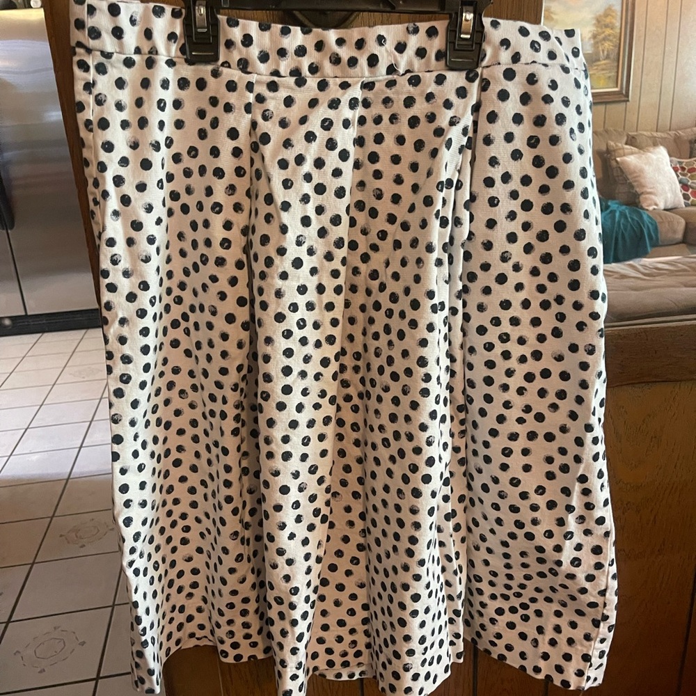 Mid-length Polka-dot Skirt